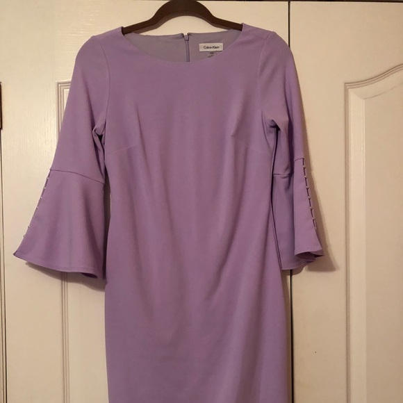 calvin klein lilac dress